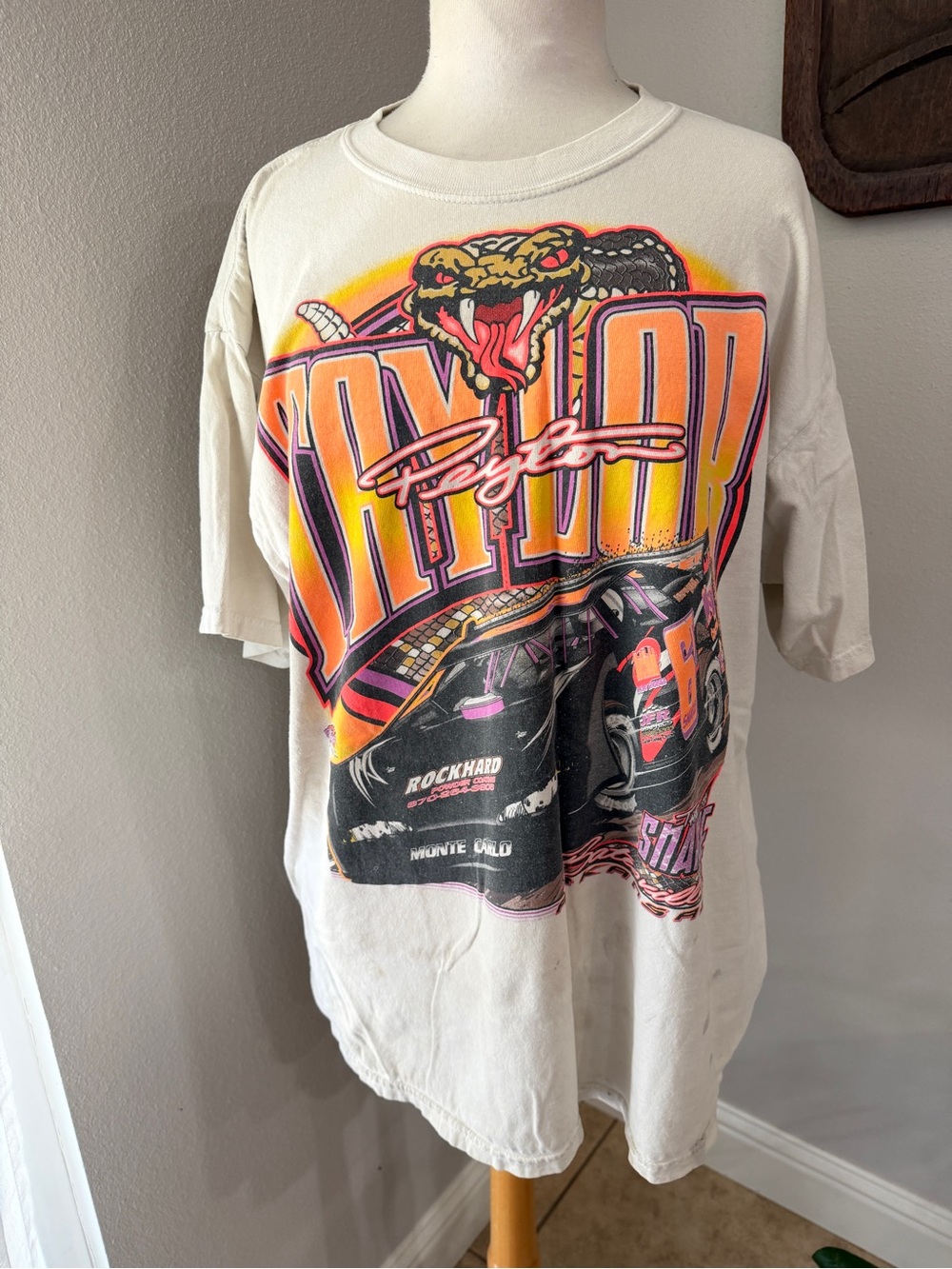 Peyton Taylor The Snake Dirt Track Racing Graphic Shirt Men’s XL